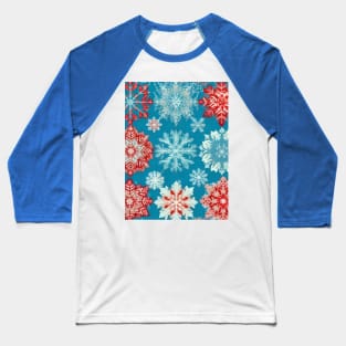 Colourful Ice Crystal Baseball T-Shirt